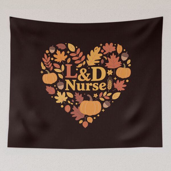 Item preview, Fall L&D Nurse Thanksgiving Groovy Labor And Delivery Nurse designed and sold by JulienAureo.