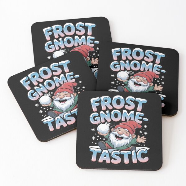Item preview, chill gnomies - snowball fight gnomes - frosty beard - magical winter gnome - gnome snow angel - winter cabin gnome - holiday season gnome - chilly day gnome - snowflake gnome designed and sold by JansenGS.