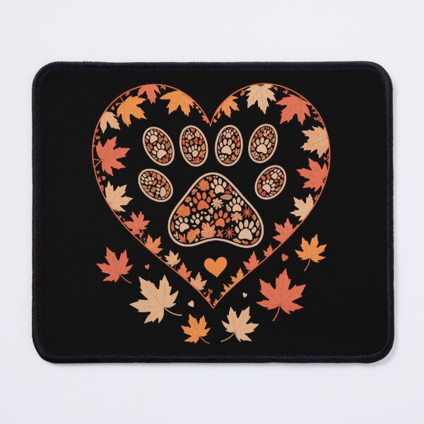 Item preview, Fall Leaf Cat Dog Print Autumn Vibes Thanksgiving Day designed and sold by JulienAureo.