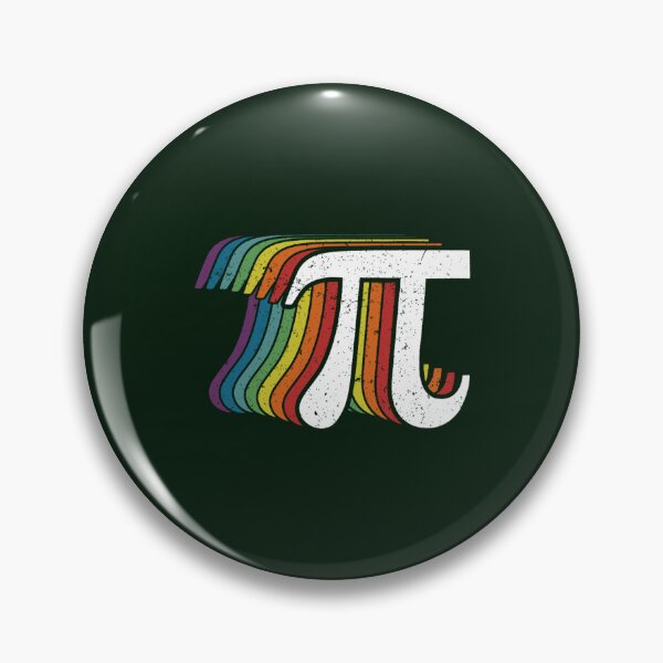 Artikelvorschau, Regenbogen Pi Tag Vintage Retro National Pi Tag entworfen und verkauft von Clotherdesigns.