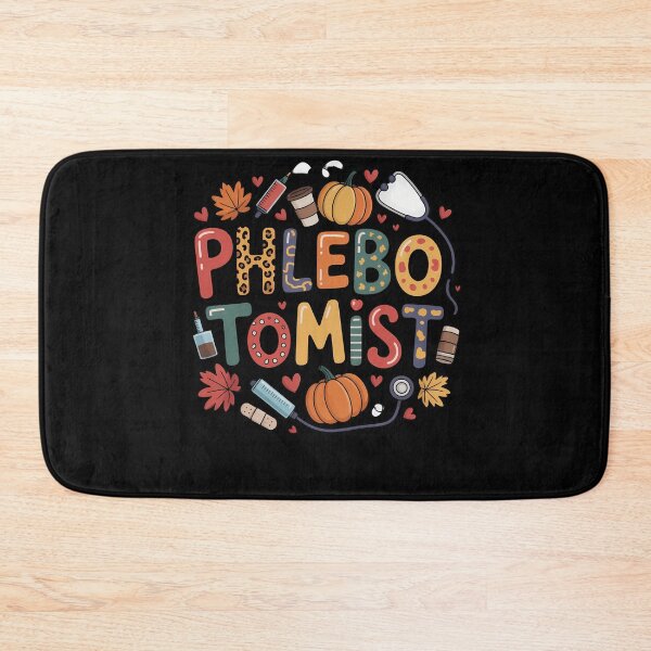 Item preview, Fall Leaves Phlebotomist Thanksgiving Day Phlebotomy Nurse designed and sold by JulienAureo.