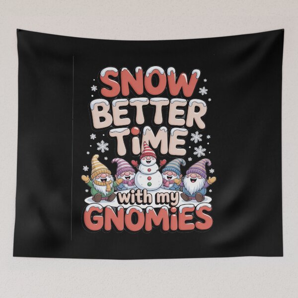 Item preview, winter gnome - holiday gnome - frosty bearded gnome - snow gnome - whimsical gnome - cozy winter vibes - festive gnome - snowy forest gnome - Nordic gnome winter - winter wonderland gnome designed and sold by JansenGS.