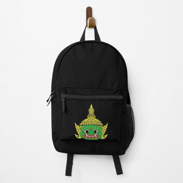 Item preview, Thai Khon Mask Illustration | Traditional Green Giant Head Art designed and sold by holywarter.