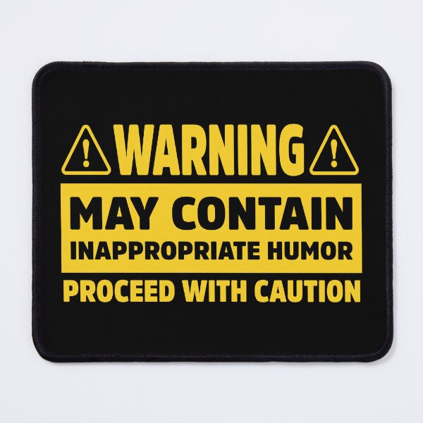 Item preview, Funny Human Warning Label Sing May Contain Humor designed and sold by treasure-crafts.