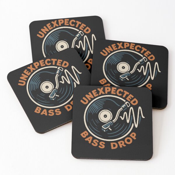 Item preview, Unexpected Bass Drop Vinyl Record Music Lovers designed and sold by LuminOrb.