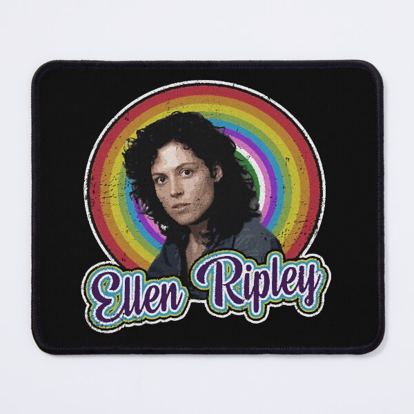 Item preview, Retro Rainbow Ellen Ripley Alien Movie Fan designed and sold by NerosOlos555.