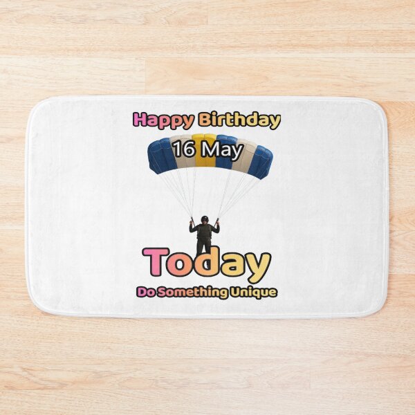 Item preview, Birthday Parachutist 16 May designed and sold by ariksworld.