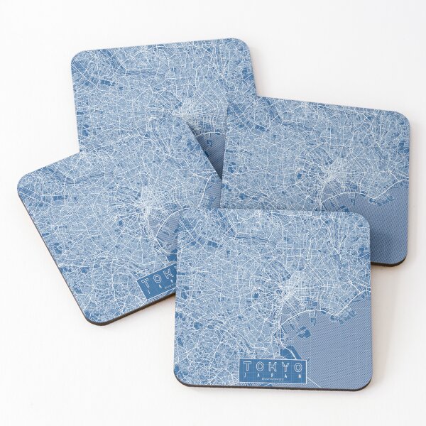 Item preview, Tokyo City Map of Japan - Blueprint designed and sold by deMAP.