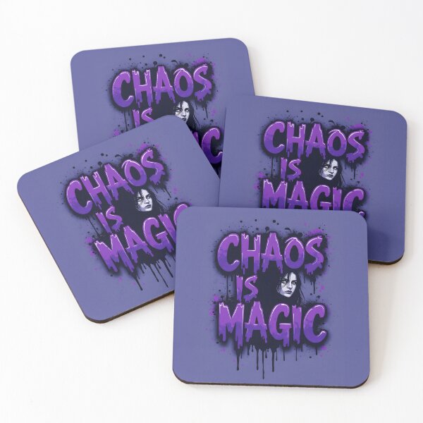 Item preview, Copy of Witcher Fan Gamer Merch design - Chaos is Magic is a Yennefer Quote in Violet, Lilac or Purple designed and sold by SlightlyUnreal.
