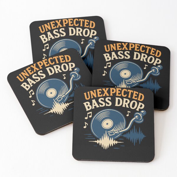 Item preview, Unexpected Bass Drop Vinyl Record Music Lovers designed and sold by LuminOrb.