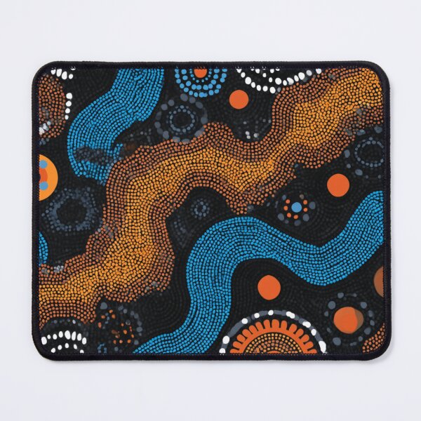 Item preview, Aboriginal Inspired Dot Art - Sea and Land Routes designed and sold by GrinGalore.