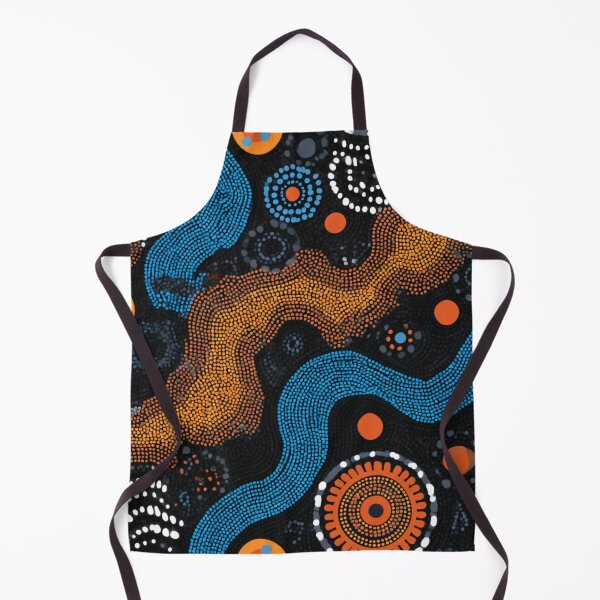 Item preview, Aboriginal Inspired Dot Art - Sea and Land Routes designed and sold by GrinGalore.