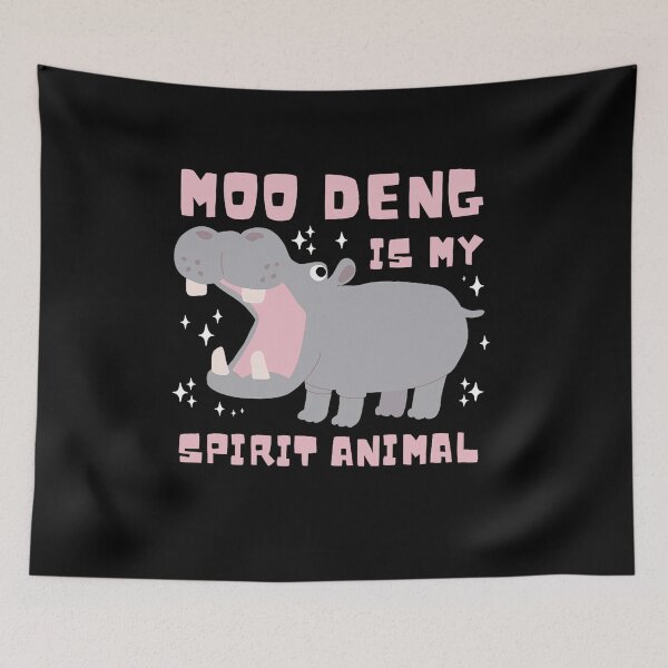 Item preview, Cute Moo Deng Is My Spirit Animal  designed and sold by MaudWebe.