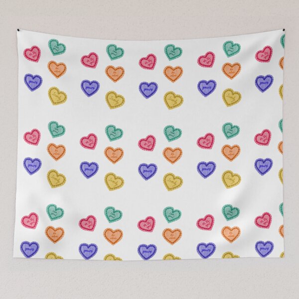 Item preview, Denim Patchwork Sweet-hearts designed and sold by Daisy Cellar.