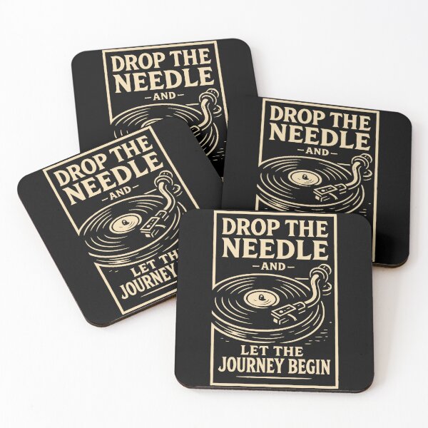 Item preview, Drop the Needle Let the Journey Begin Vinyl Music designed and sold by LuminOrb.