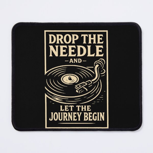 Item preview, Drop the Needle Let the Journey Begin Vinyl Music designed and sold by LuminOrb.