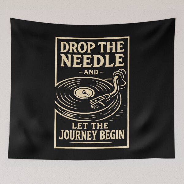 Item preview, Drop the Needle Let the Journey Begin Vinyl Music designed and sold by LuminOrb.