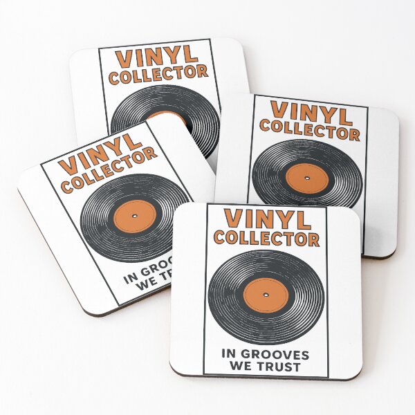 Item preview, Vinyl Collector In Grooves We Trust Retro Music designed and sold by LuminOrb.