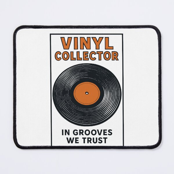 Item preview, Vinyl Collector In Grooves We Trust Retro Music designed and sold by LuminOrb.
