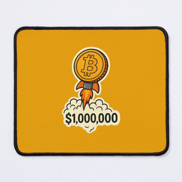 Item preview, ? Bitcoin to the Moon – $1,000,000 Crypto Sticker designed and sold by CiciShopItalia.