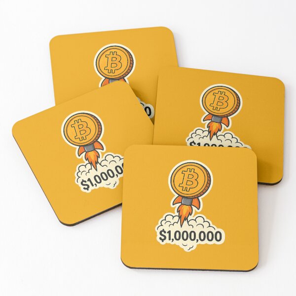 Item preview, ? Bitcoin to the Moon – $1,000,000 Crypto Sticker designed and sold by CiciShopItalia.