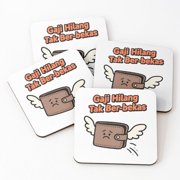 Item preview, Gaji Hilang Tak Berbekas (Salary Gone Without a Trace) designed and sold by ATW-Store.