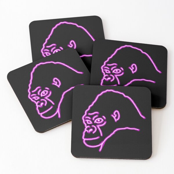 Item preview, Neon Gorilla Face designed and sold by RomenyOle.