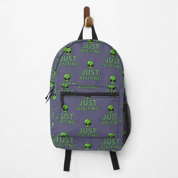 Item preview, Just Visiting – Retro Alien Head Design designed and sold by HolisticFurArt.