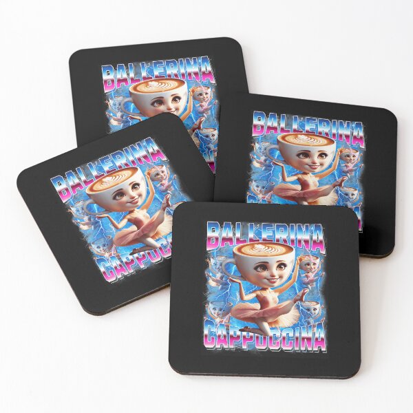 Item preview, Brainrot Ballerina Cappuccino Meme Surreal Coffee designed and sold by jotaro210.