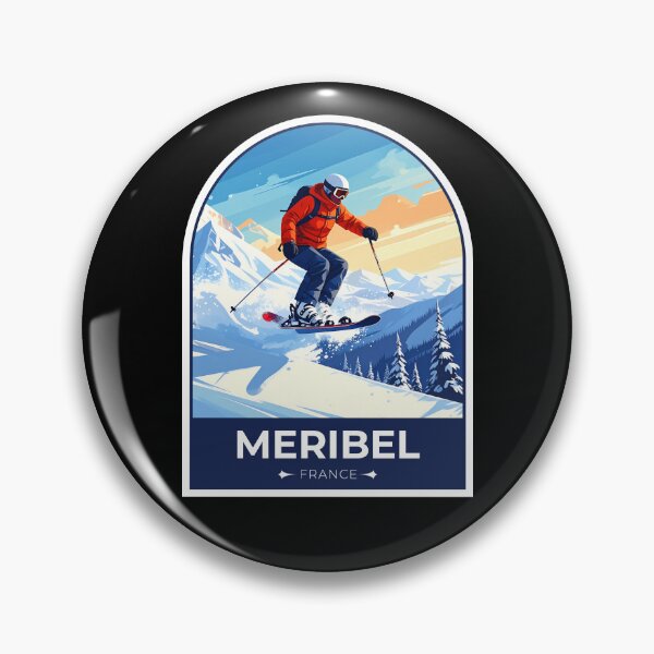 Item preview, Meribel France Sticker designed and sold by TulipaGraphics.
