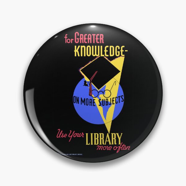 Item preview, Use Your Library Vintage Poster designed and sold by 3 Funky Broads.