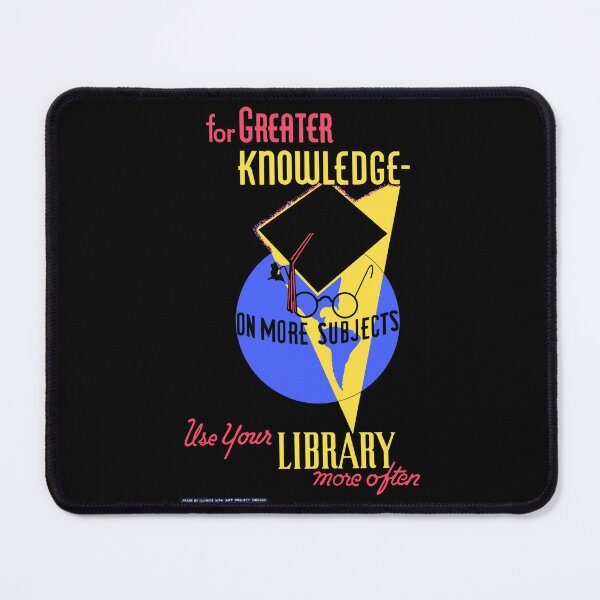 Item preview, Use Your Library Vintage Poster designed and sold by 3 Funky Broads.