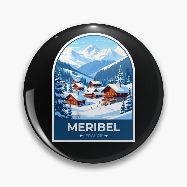 Item preview, Meribel France Sticker designed and sold by TulipaGraphics.