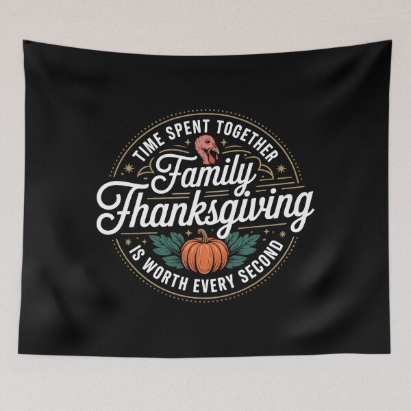 Item preview, Family Thanksgiving 2025 Turkey Thankful Fall Autumn designed and sold by tabdejinti.