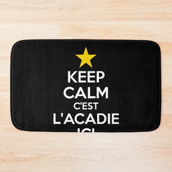 Item preview, Acadian Pride Keep Calm and Stay Acadian Star Heritage designed and sold by TheTrendsDesk.