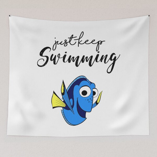 Item preview, Just Keep Swimming 	 	 designed and sold by acaribuslet48.