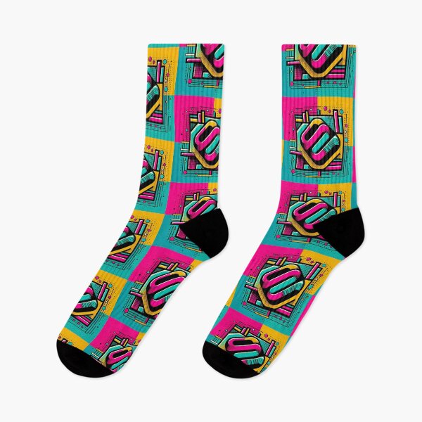 Item preview, Colorful geometric abstract pattern  designed and sold by Dogandesighn.