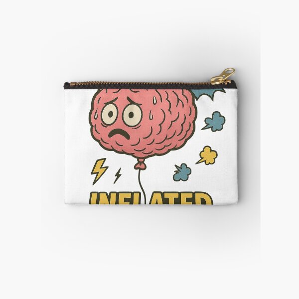 Item preview, Inflated by Anxiety – Cartoon Brain Balloon designed and sold by JudithLatko.
