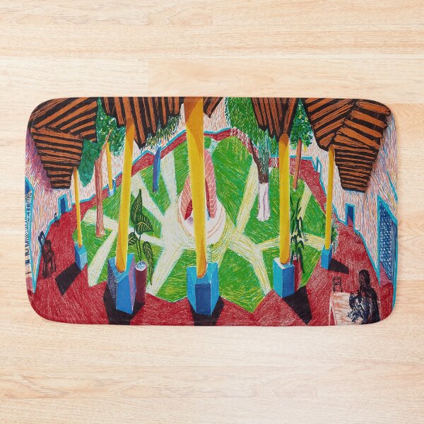 Item preview, Hotel Acatlán Two Weeks Later by David Hockney designed and sold by FEUVSD.