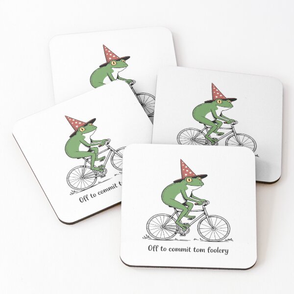 Item preview, Whimsical Frog Wizard Off to Commit Tom Foolery Frog designed and sold by Idarmotar.