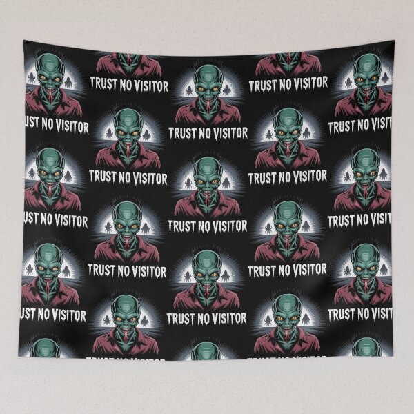 Item preview, 80'S Sci-Fi Trust No Visitor Oversized designed and sold by marshallwelchs.