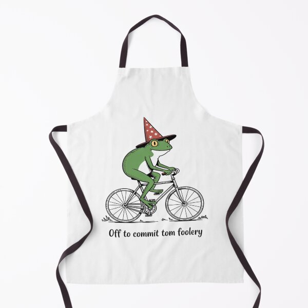 Item preview, Whimsical Frog Wizard Off to Commit Tom Foolery Frog designed and sold by Idarmotar.
