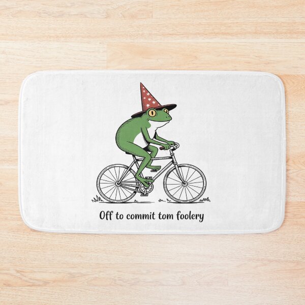 Item preview, Whimsical Frog Wizard Off to Commit Tom Foolery Frog designed and sold by Idarmotar.