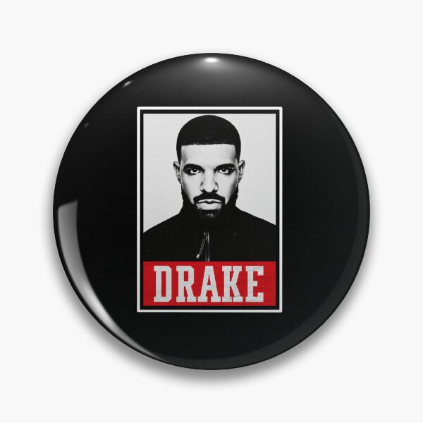 Artikelvorschau, Drake Monochrome Rap Portrait Fettes Rot Poster entworfen und verkauft von jotaro201.