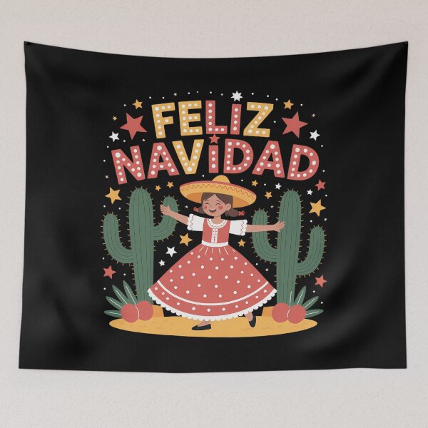 Item preview, Feliz Navidad 2025 Spanish Mexican Christmas Feliz Navidad designed and sold by tabdejinti.