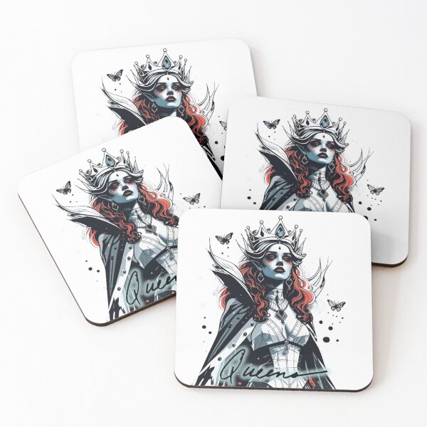 Item preview, Gothic Fear Queen – Dark Fantasy Horror Art Poster designed and sold by Medeea Publishing.
