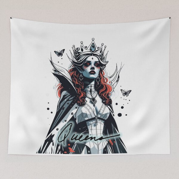 Item preview, Gothic Fear Queen – Dark Fantasy Horror Art Poster designed and sold by Medeea Publishing.
