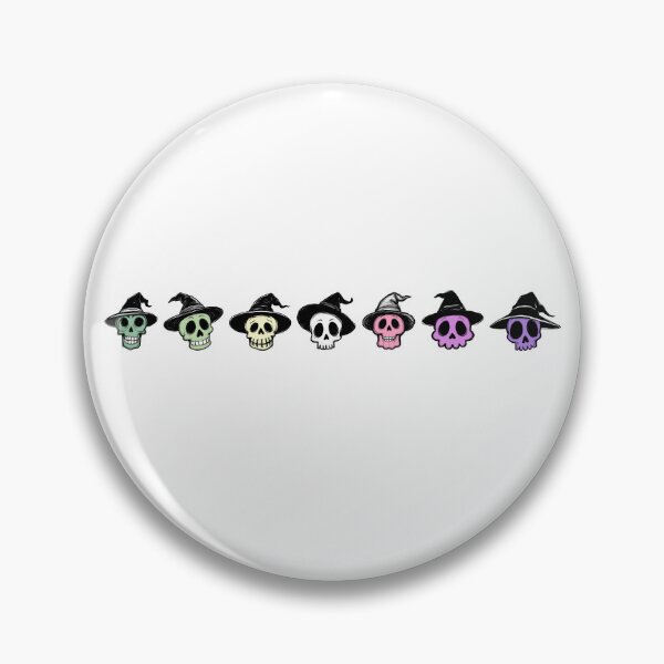 Item preview, Genderfae Doodle Skulls • Genderfae Halloween Pride  designed and sold by Travelslightly.