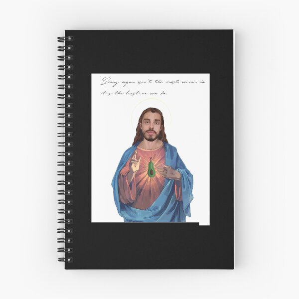 Item preview, Vegan Jesus (earthling ed quote) 	 Scoop 	 designed and sold by lkoocnhzvg7.