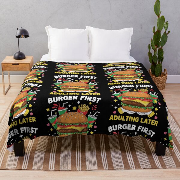 Item preview, Burger First Adulting Later designed and sold by RomenyOle.